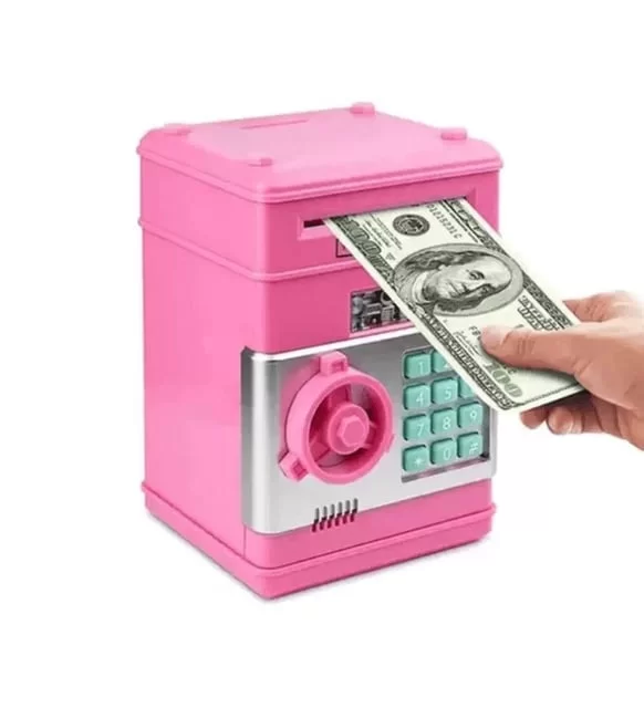Şifreli Elektronik ATM Kumbara | 4 Renk | Pil Hediyeli